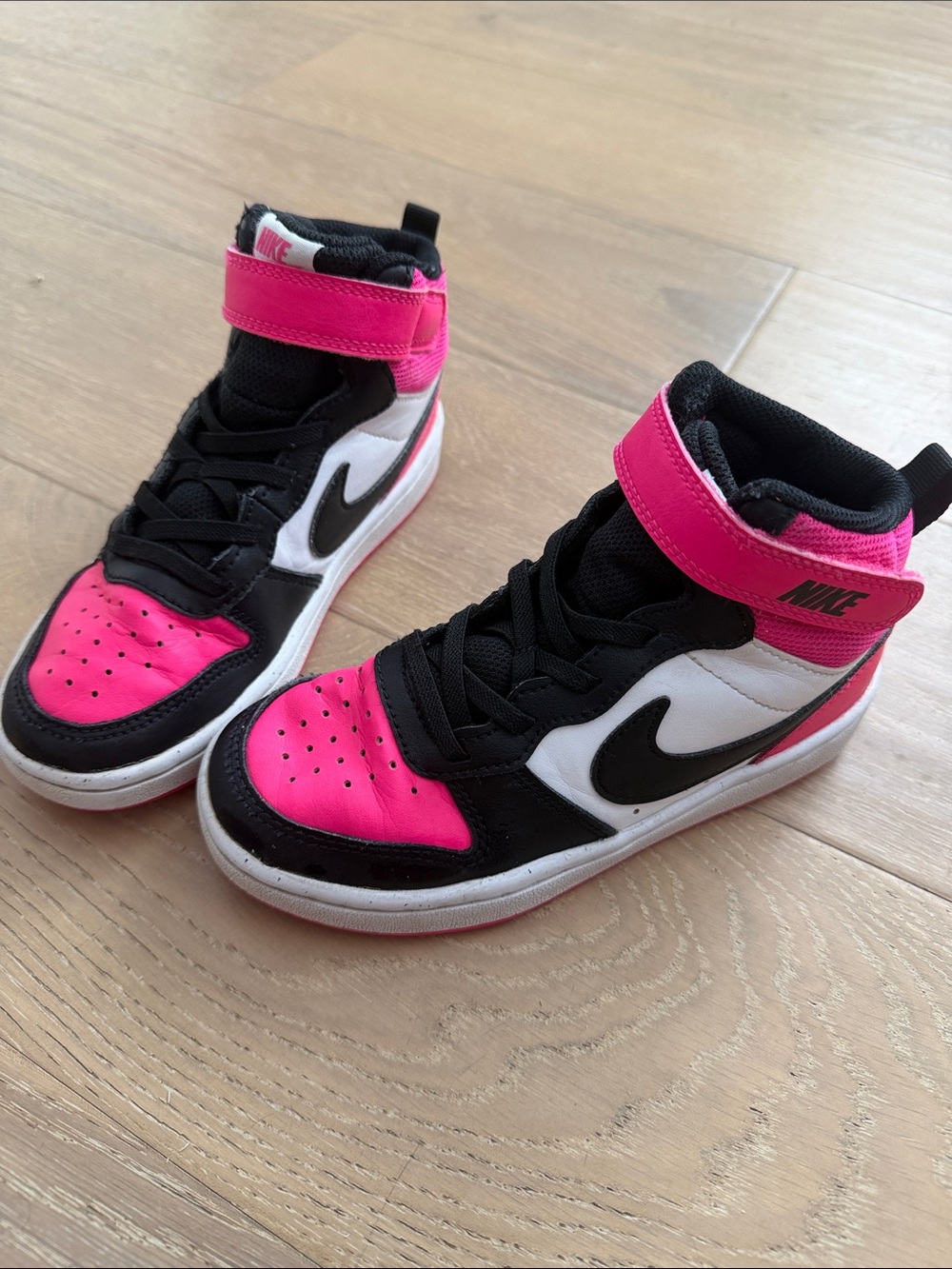 Nike Court Borough Mid Pink Kids